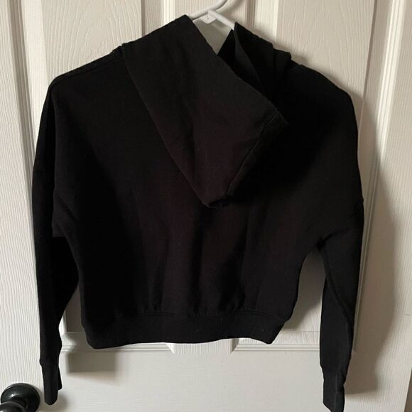 Girls Justice crop hooded sweatshirt - Picture 2 of 4